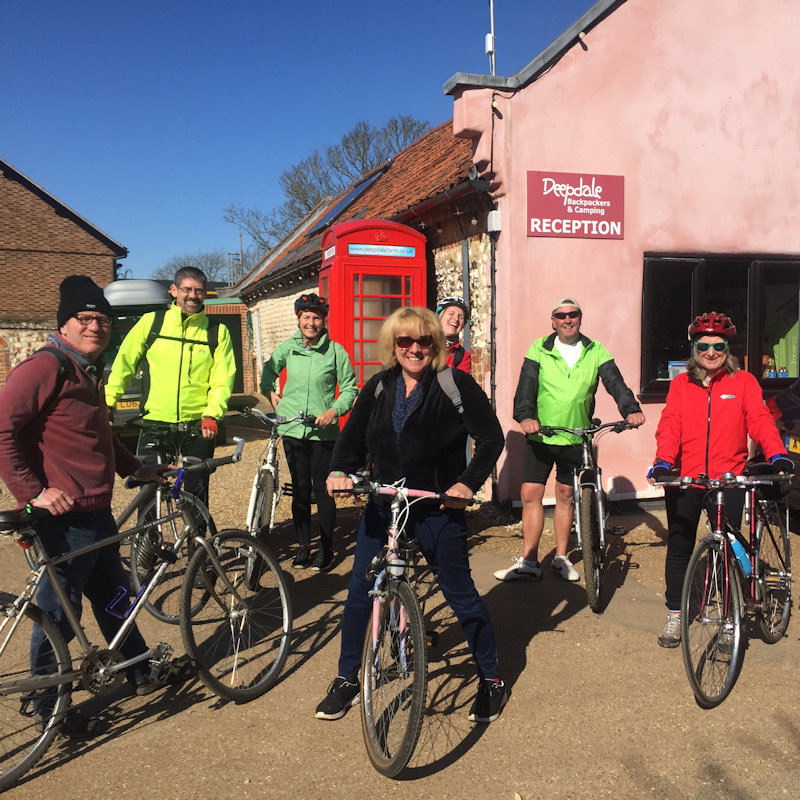 Guided Cycle Ride to Holkham | 22nd to 24th March 2024 | Find your happy place on the beautiful North Norfolk Coast .. relax, friendly faces & old friends, live music, outdoor activities, walking, cycling, shopping & enjoying the big skies & coastline, the perfect way to escape for a weekend.